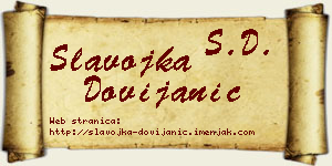 Slavojka Dovijanić vizit kartica